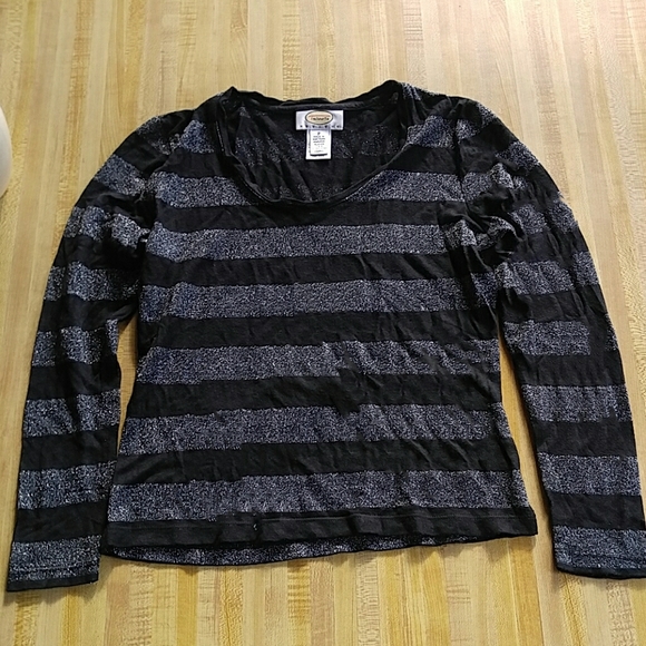 Talbots Petite Sparkle Pullover Top - Picture 1 of 4